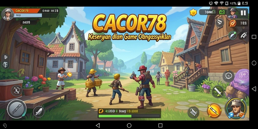 Screenshot utama CACOR78 menampilkan gameplay yang seru dan mengasyikkan.