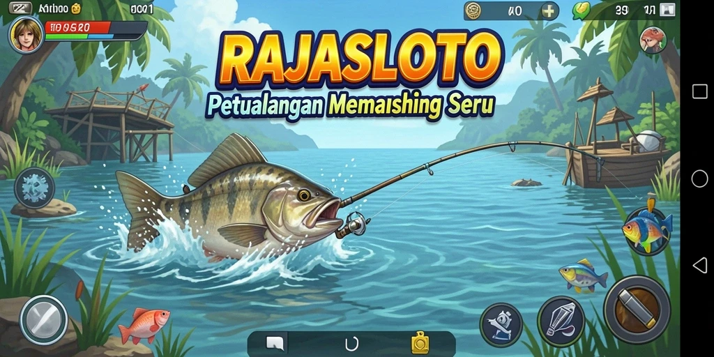 Tangkapan ikan besar di RAJASLOTO dengan grafis menakjubkan.