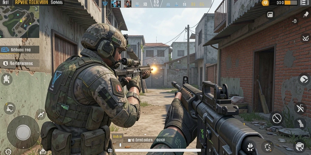 Tampilan grafis menarik dalam gameplay RPWIN yang menegangkan.