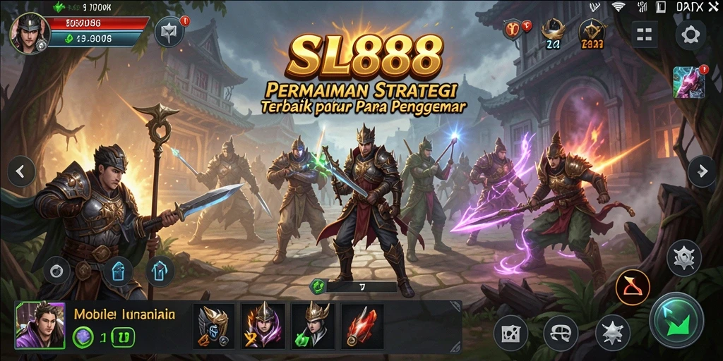 Tampilan gameplay menarik dari SL888 yang penuh strategi.
